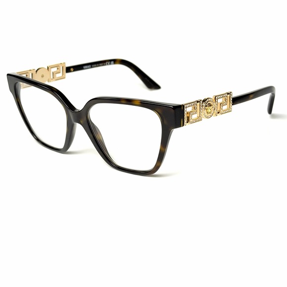 Versace Mod 3358B 108 Glasses Havanna with Gold New Authentic - Picture 6 of 8